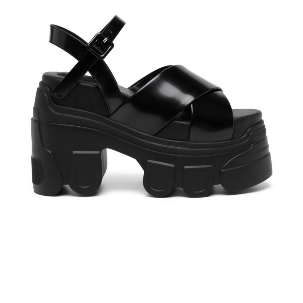 Simone Rocha Criss-Cross Strap Platform Sandals